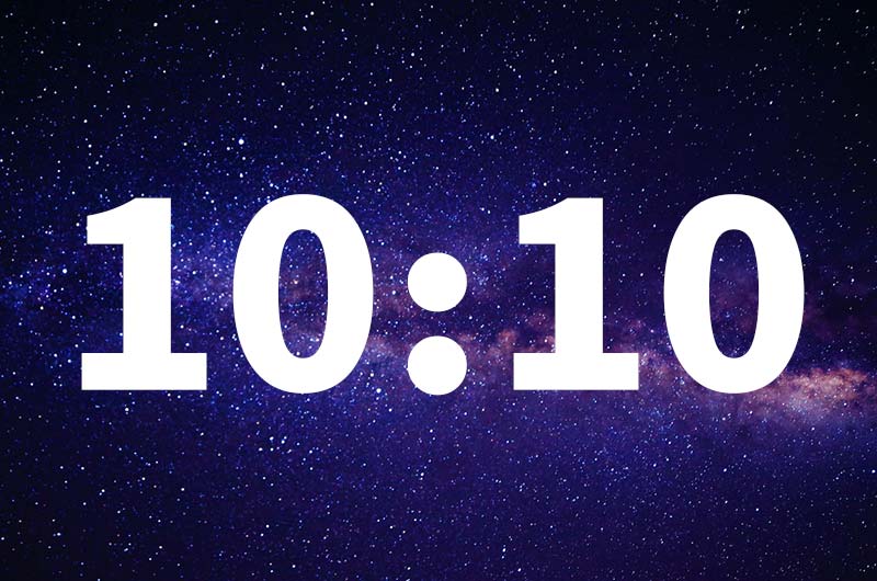 معنای عدد تکراری (ساعت آینه) 10:10 در علم اعداد