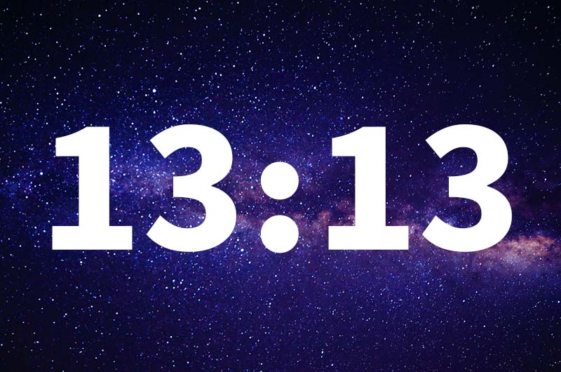 معنای عدد تکراری (ساعت آینه) 13:13 در علم اعداد